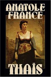 Cover of: Thais by Anatole France
