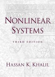 Cover of: NONLINEAR SYSTEMS