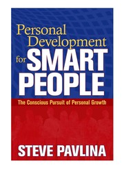 Cover of: Personal development for smart people | Steve Pavlina