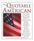 Cover of: The Quotable American (Quotable)