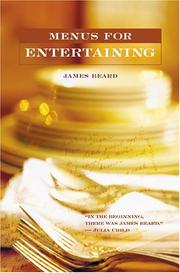 Cover of: Menus for Entertaining