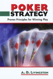 Cover of: Poker Strategy: Proven Principles for Winning Play