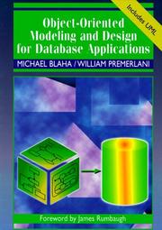 Cover of: Object-oriented modeling and design for database applications