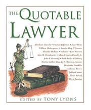 The Quotable Lawyer (Quotable) by Tony Lyons