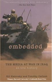 Cover of: Embedded by Bill Katovsky, Timothy Carlson