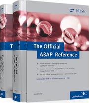 Cover of: The Official ABAP Reference