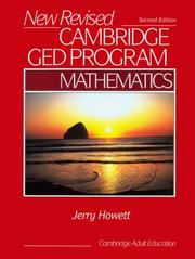 Cover of: New Revised Cambridge Ged Program by Jerry Howett