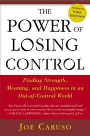 Cover of: The Power of Losing Control | Joe Caruso