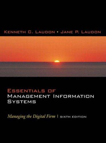 Essentials of Mis by Kenneth C. Laudon