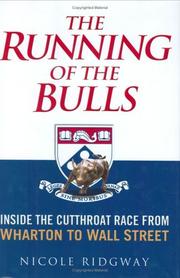 Cover of: The running of the bulls by Nicole Ridgway