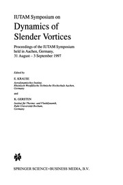 iutam-symposium-on-dynamics-of-slender-vortices-cover