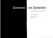 Cover of: Jameson on Jameson | Fredric Jameson