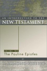 Cover of: An Introduction to the New Testament: The Pauline Epistles