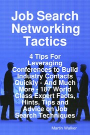 Cover of: Job search networking tactics | Martin Walker