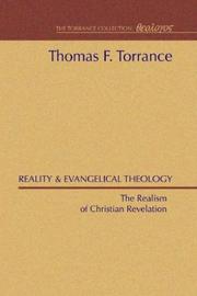 Cover of: Reality and Evangelical Theology: The Realism of Christian Revelation
