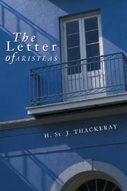 The Letter of Aristeas by J. Thackeray