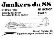 Cover of: Junkers Ju 88 in action | Brian Filley