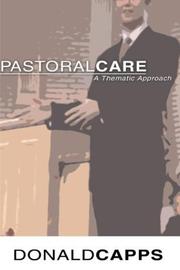 Cover of: Pastoral Care by Donald Capps, Donald Capps