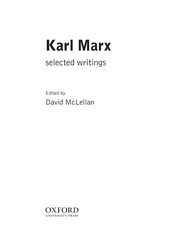 Cover of: Karl Marx by Karl Marx