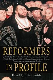 Cover of: Reformers in Profile