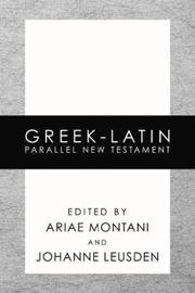 Cover of: Greek-Latin Parallel New Testament-FL