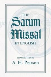 Cover of: The Sarum Missal in English