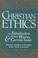 Cover of: Christian ethics