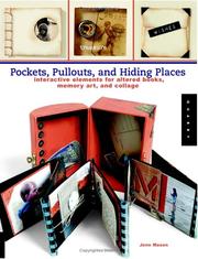 Cover of: Pockets, Pull-outs, and Hiding Places: Interactive Elements for Altered Books, Memory Art, and Collage