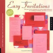 Cover of: Easy Invitations | Patty Hoffman