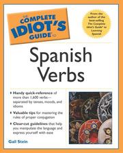 Cover of: The complete idiot's guide to Spanish verbs