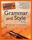 Cover of: The complete idiot's guide to grammar and style
