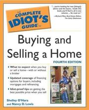 Cover of: Complete Idiot's Guide to Buying and Selling a Home, 4th Ed (The Complete Idiot's Guide)