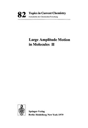 Cover of: Large amplitude motion in molecules : II.