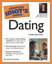 Cover of: The complete idiot's guide to dating by Judith Kuriansky