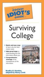 Cover of: The Pocket Idiot's Guide to Surviving College by Nathan Brown