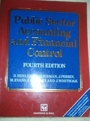 Cover of: Public sector accounting and financial control