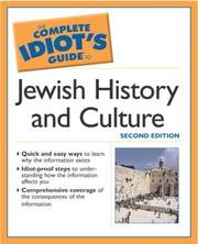 Cover of: The Complete Idiot's Guide to Jewish History by Benjamin Blech
