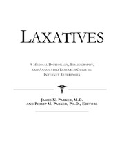Cover of: Laxatives | James N. Parker
