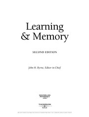 Cover of: Learning & memory by John H. Byrne, editor in chief