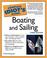 Cover of: The complete idiot's guide to boating and sailing