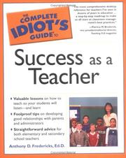 Cover of: The Complete Idiot's Guide to Success as a Teacher