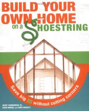 Cover of: Build Your Own Home on a Shoestring