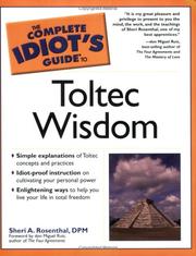 Cover of: The Complete Idiot's Guide to Toltec Wisdom