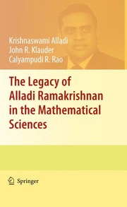 Cover of: The legacy of Alladi Ramakrishnan in the mathematical sciences