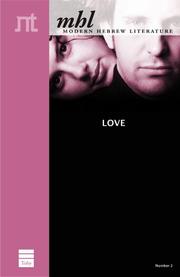 Cover of: Modern Hebrew Literature 2: (Re)Writing Love in Postmodern Times (Modern Hebrew Literature)