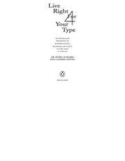 Cover of: Live right 4 your type by Peter D'Adamo