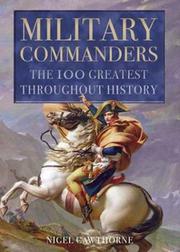 Cover of: Military commanders | Nigel Cawthorne