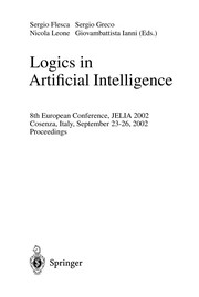 Cover of: Logics in artificial intelligence by JELIA 2002 (2002 Cosenza, Italy)