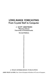 Cover of: Long-range forecasting | Jon Scott Armstrong