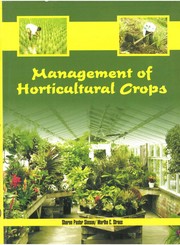 Cover of: Management of horticultural crops